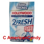Hollywood 2Fresh Chewing Gum Parfum Menthe Extra-Forte